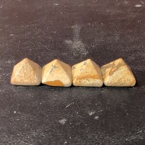 Pyramid Cut Stones Lot Of 4